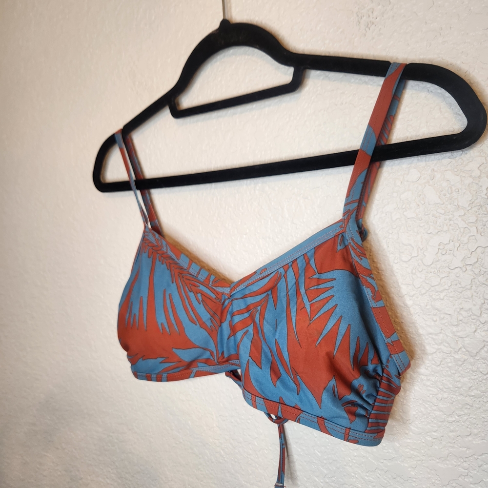 Kona Sol Women's Bralette Bikini Top Multicolor Floral Tropical Print S - Picture 3 of 13